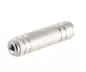 Preview: Adapter 2x jack coupling 3.5mm stereo, double socket 3.5mm jack for connection, metal, DINIC box with Euro hole